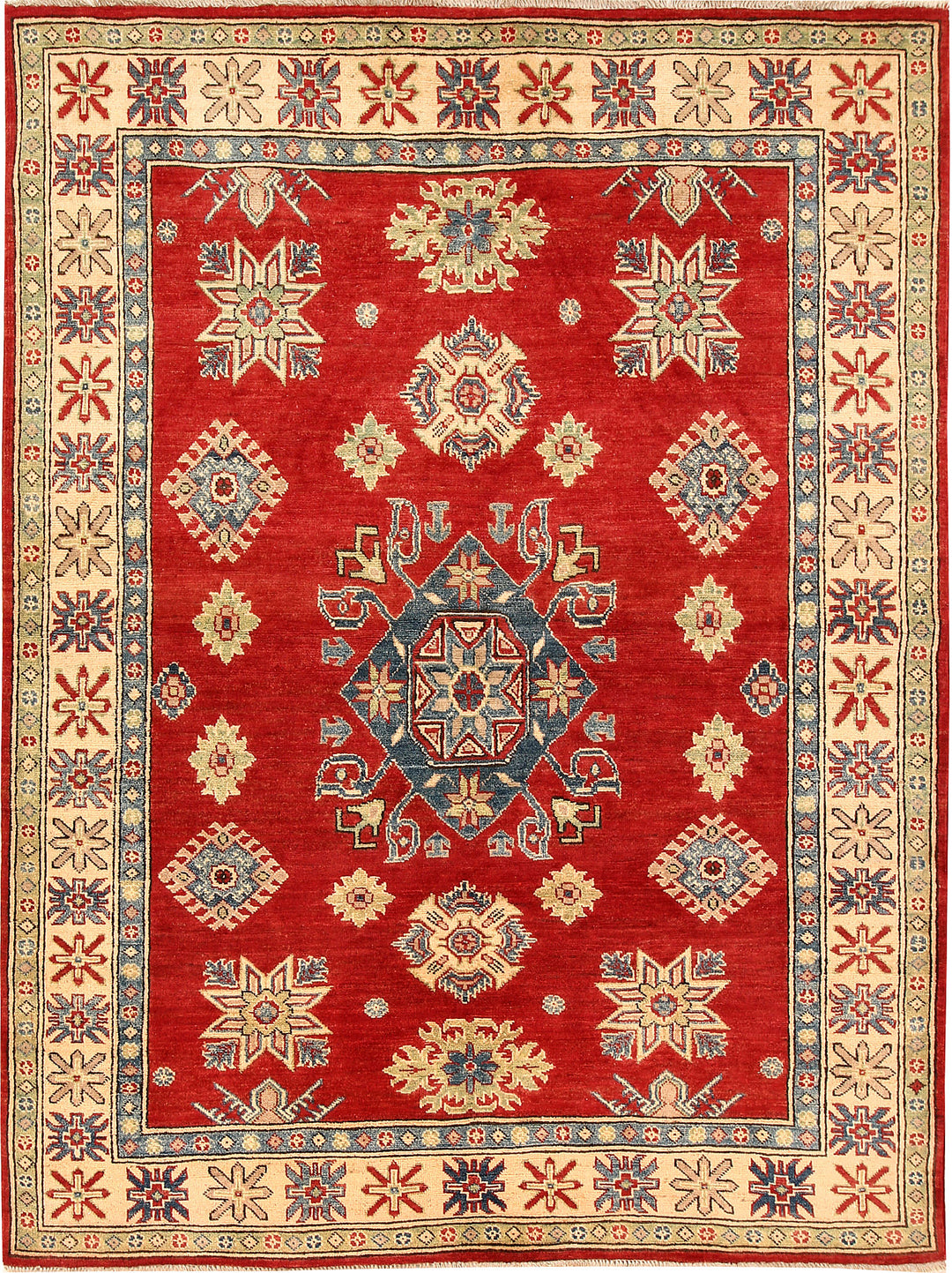 Red Kazak 5' 1 x 6' 11 - No. 66495 - ALRUG Rug Store