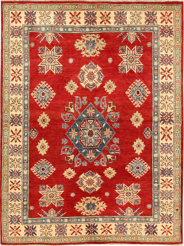 Red Kazak 5' 1 x 6' 11 - No. 66495 - ALRUG Rug Store