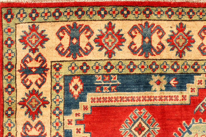 Firebrick Kazak 5' x 6' 6 - No. 66496 - ALRUG Rug Store