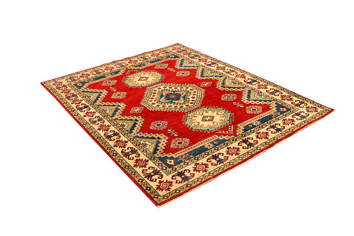 Firebrick Kazak 5' x 6' 6 - No. 66496 - ALRUG Rug Store