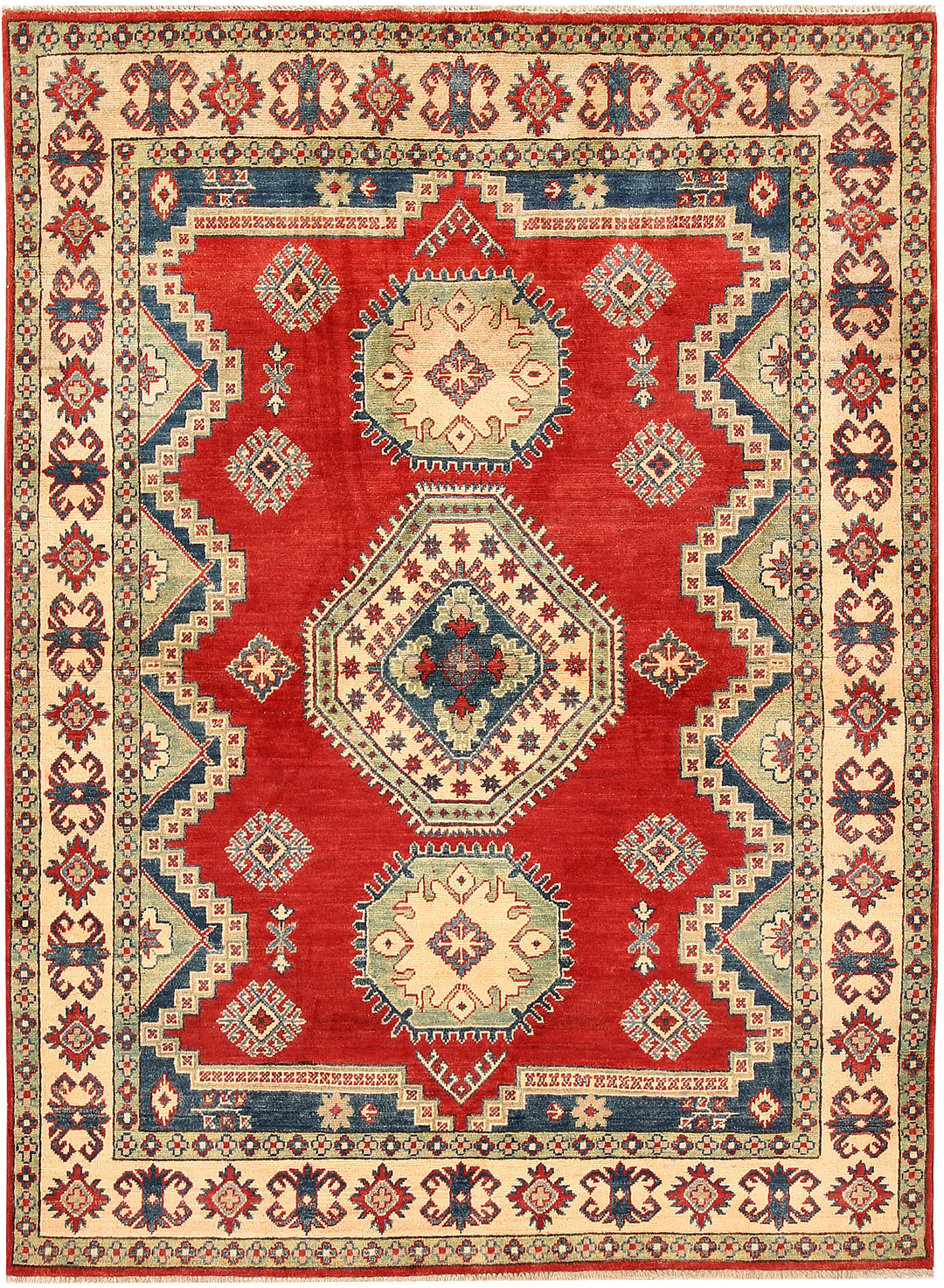 Firebrick Kazak 5' x 6' 6 - No. 66496 - ALRUG Rug Store