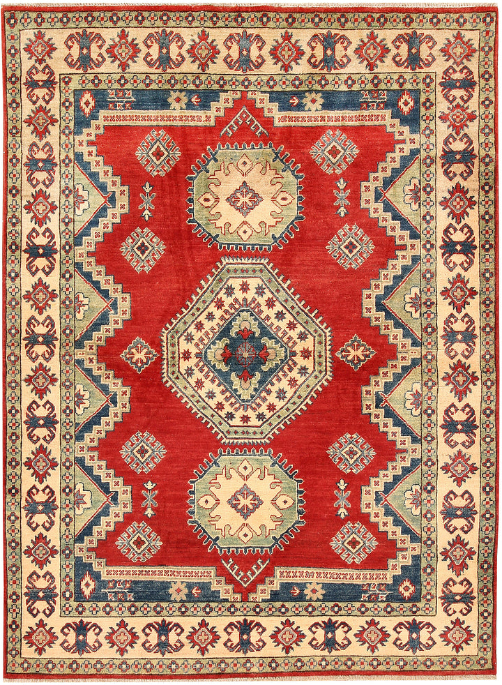 Firebrick Kazak 5' x 6' 6 - No. 66496 - ALRUG Rug Store