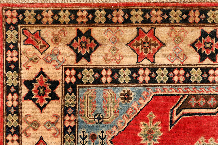 Tomato Kazak 5' 7 x 7' 9 - No. 66497 - ALRUG Rug Store
