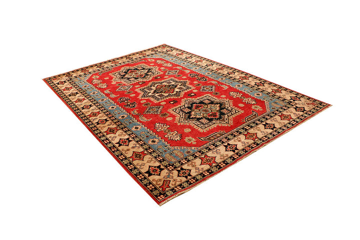 Tomato Kazak 5' 7 x 7' 9 - No. 66497 - ALRUG Rug Store
