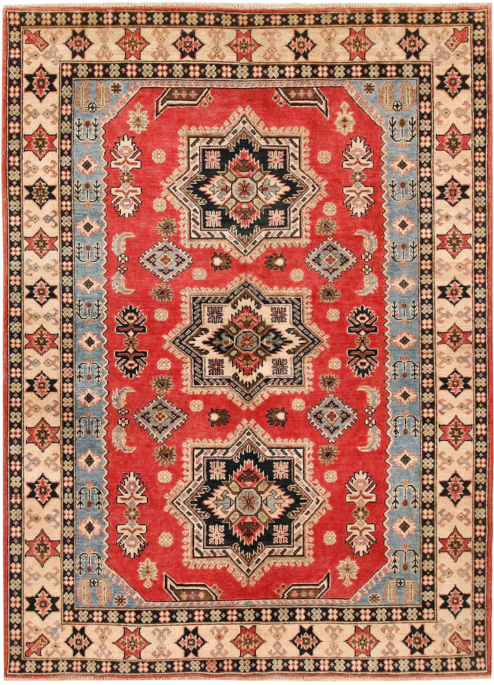 Tomato Kazak 5' 7 x 7' 9 - No. 66497 - ALRUG Rug Store