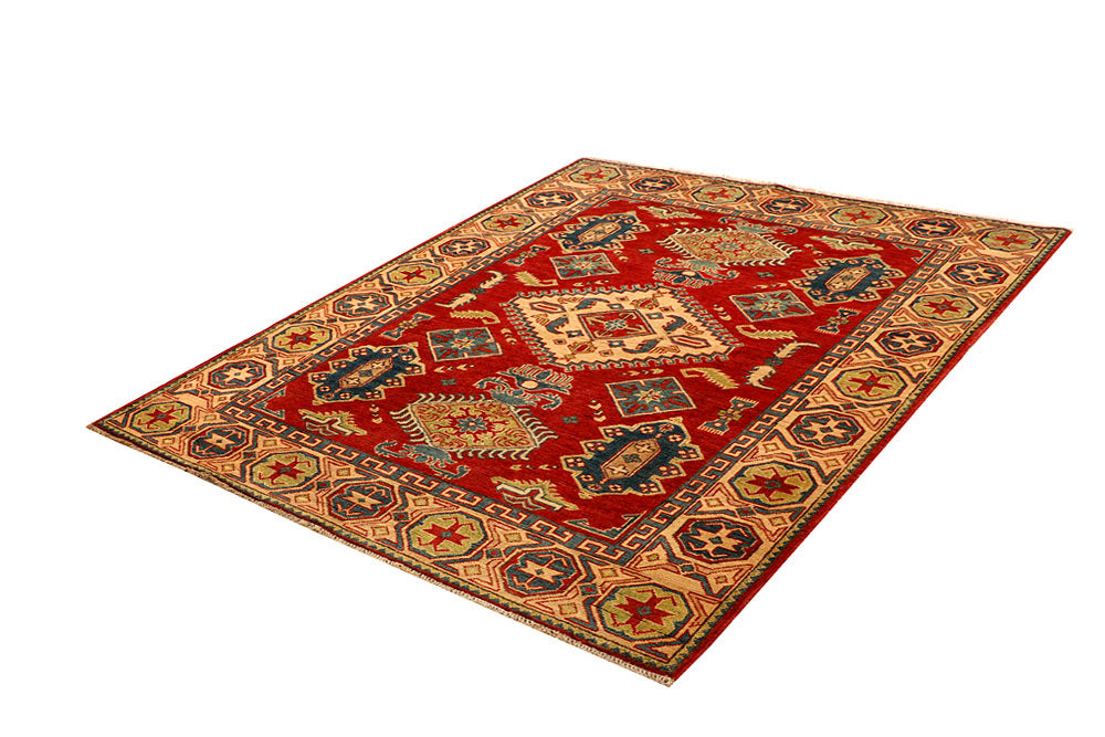Firebrick Kazak 4' 11 x 6' - No. 66499 - ALRUG Rug Store