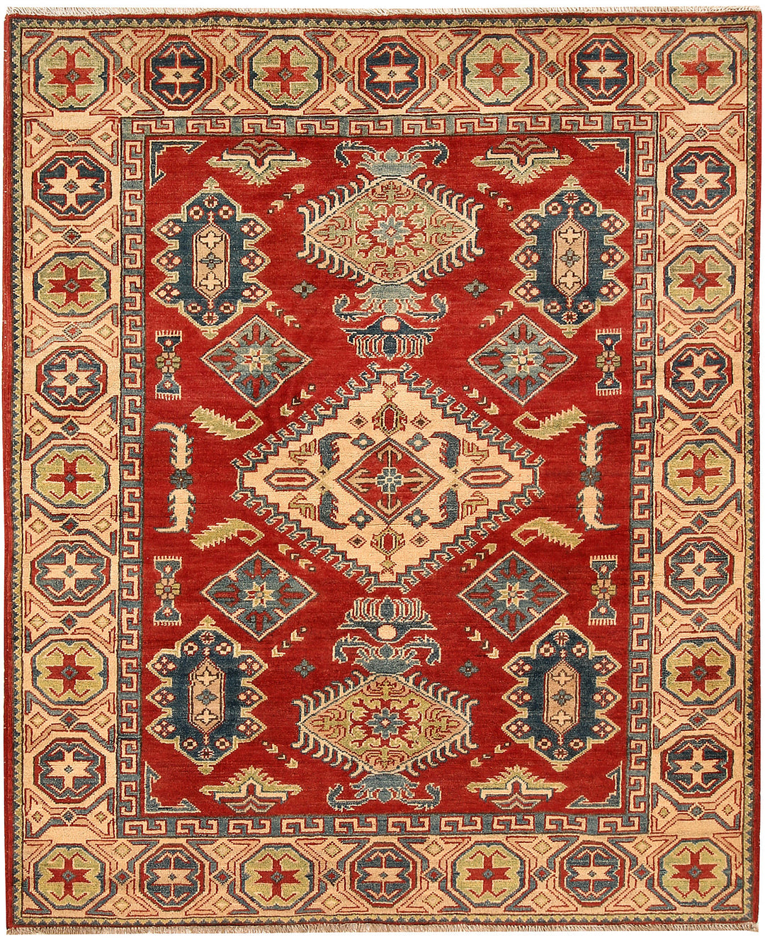 Firebrick Kazak 4' 11 x 6' - No. 66499 - ALRUG Rug Store