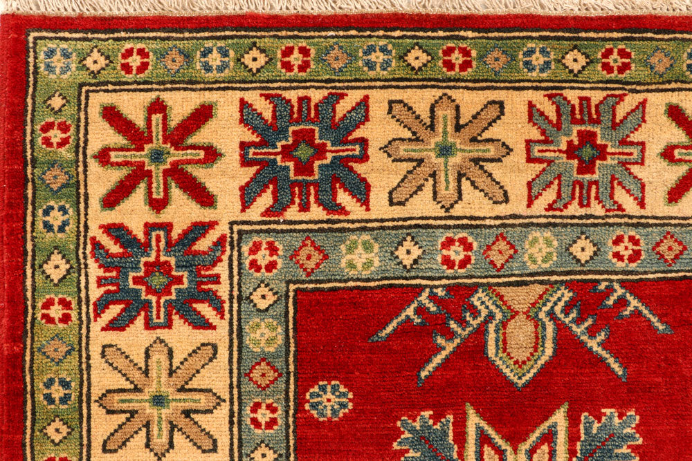 Firebrick Kazak 4' 11 x 6' 5 - No. 66500 - ALRUG Rug Store