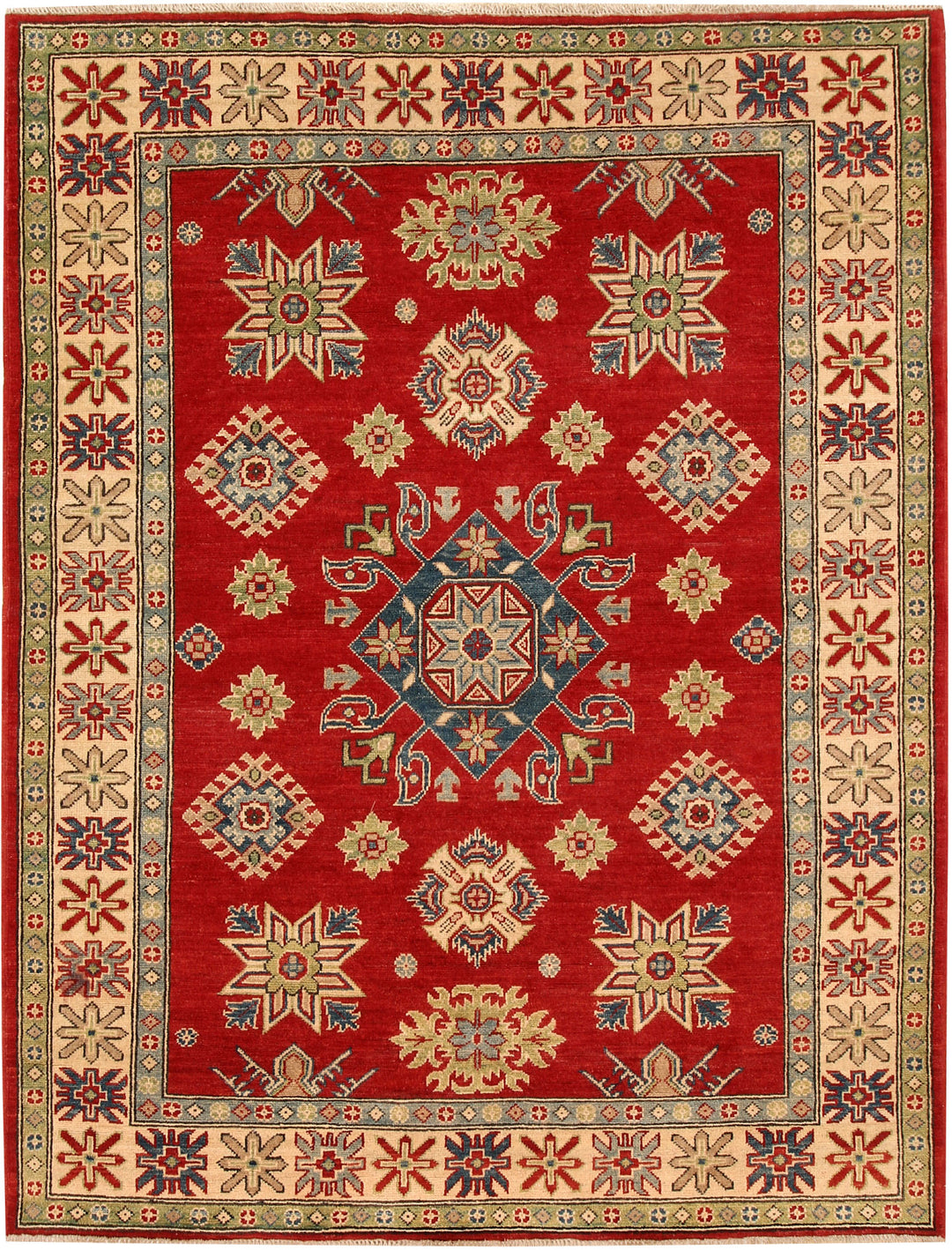 Firebrick Kazak 4' 11 x 6' 5 - No. 66500 - ALRUG Rug Store