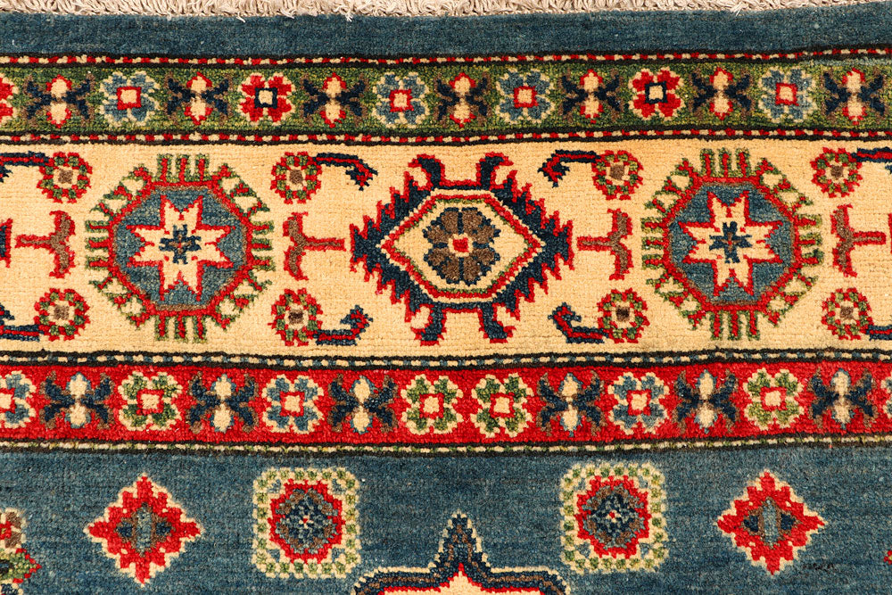 Cadet Blue Kazak 5' 3 x 8' 1 - No. 66501 - ALRUG Rug Store