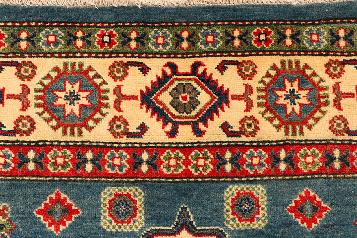 Cadet Blue Kazak 5' 3 x 8' 1 - No. 66501 - ALRUG Rug Store
