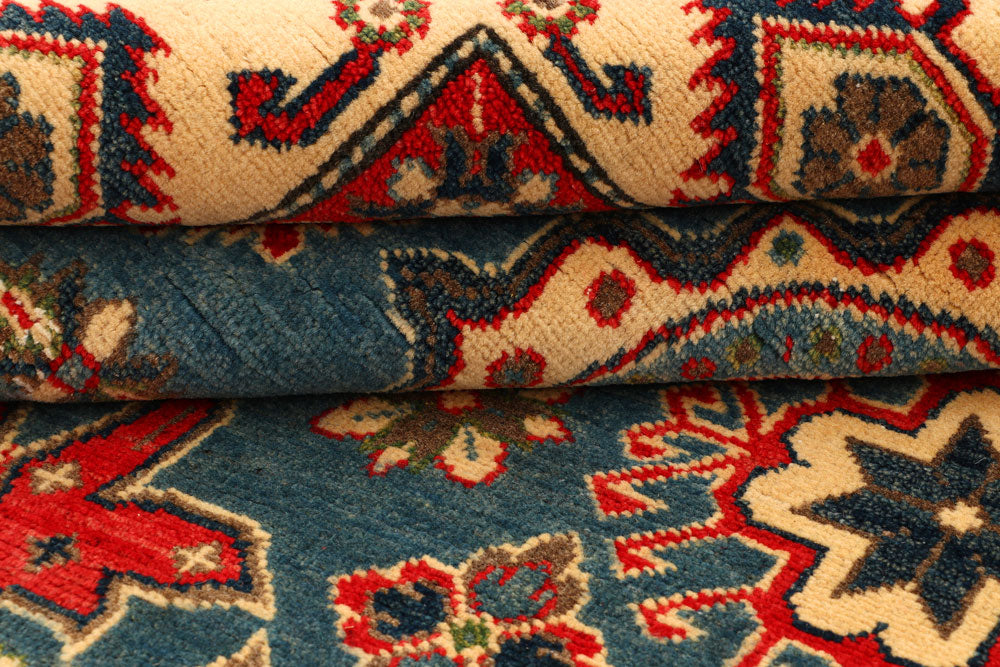 Cadet Blue Kazak 5' 3 x 8' 1 - No. 66501 - ALRUG Rug Store