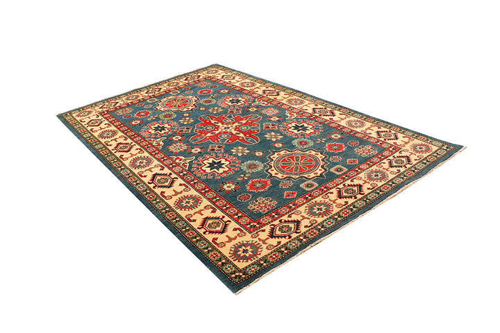 Cadet Blue Kazak 5' 3 x 8' 1 - No. 66501 - ALRUG Rug Store