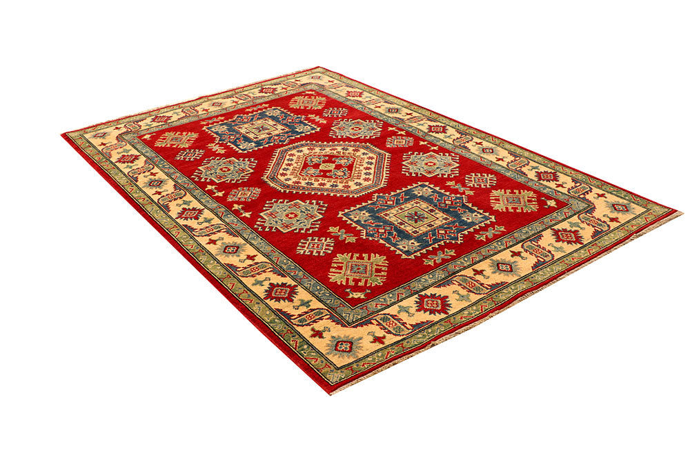 Firebrick Kazak 4' 11 x 6' 11 - No. 66502 - ALRUG Rug Store