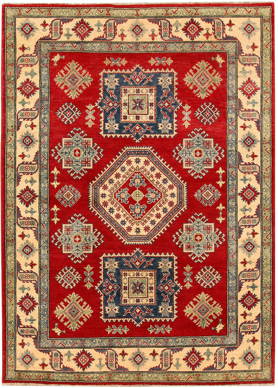 Firebrick Kazak 4' 11 x 6' 11 - No. 66502 - ALRUG Rug Store