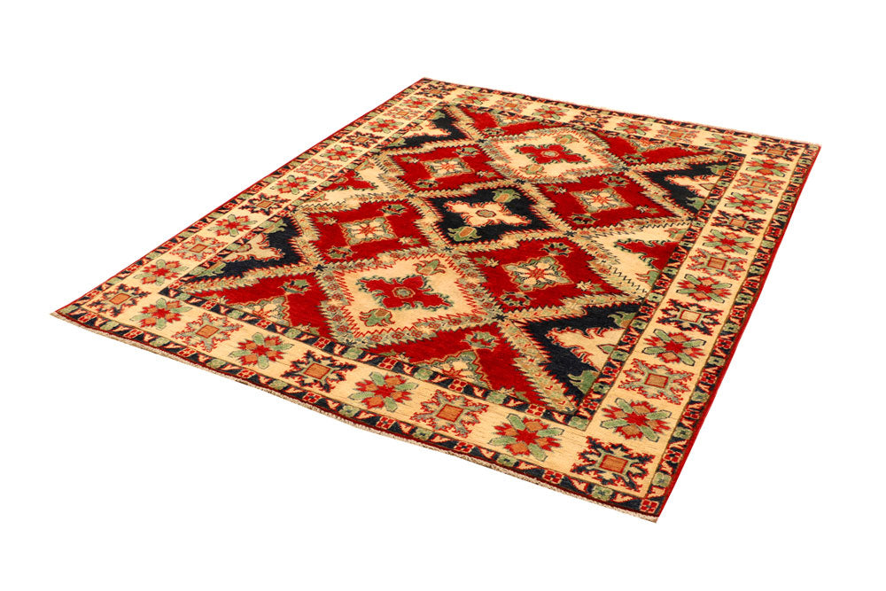 Multi Colored Kazak 5' 1 x 6' 2 - No. 66503 - ALRUG Rug Store