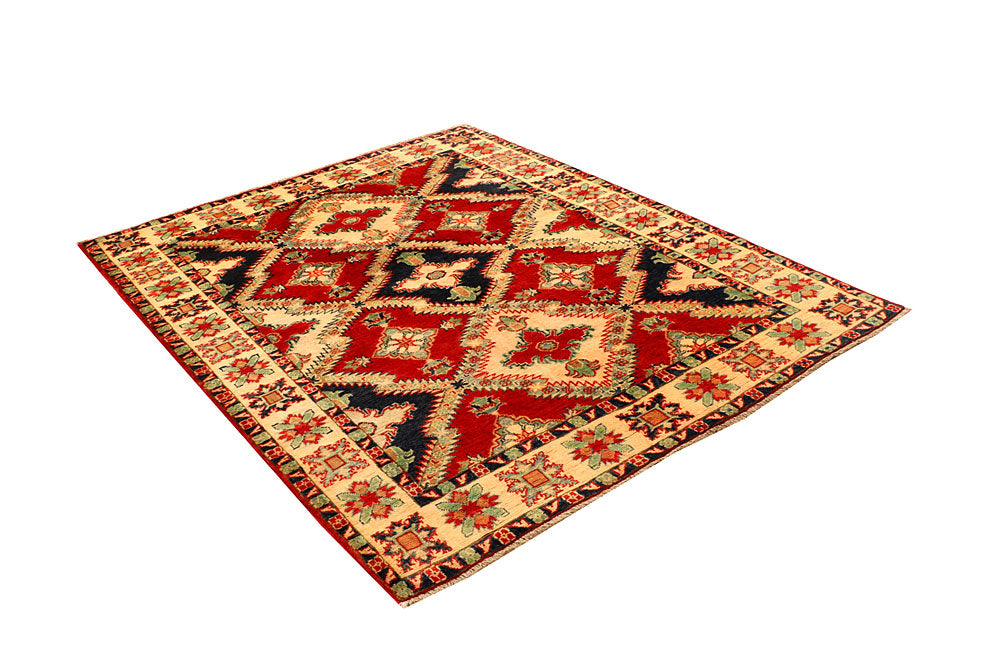 Multi Colored Kazak 5' 1 x 6' 2 - No. 66503 - ALRUG Rug Store