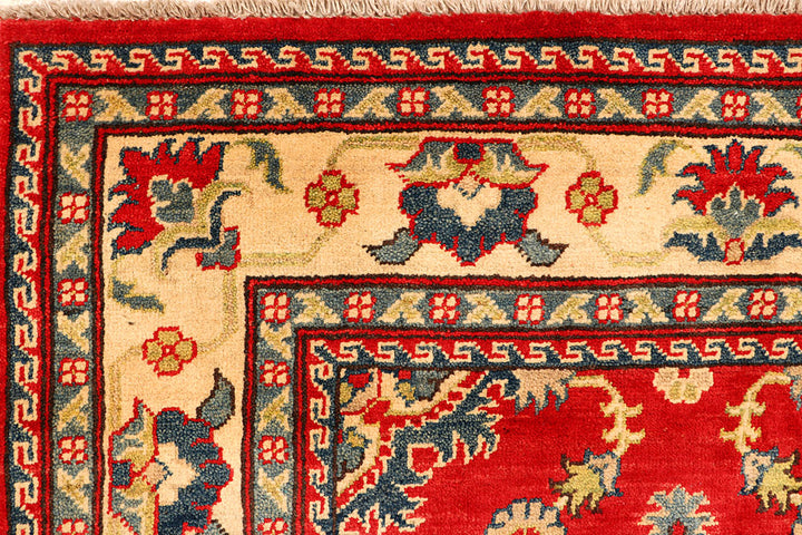 Red Kazak 5' 8 x 8' 2 - No. 66506 - ALRUG Rug Store