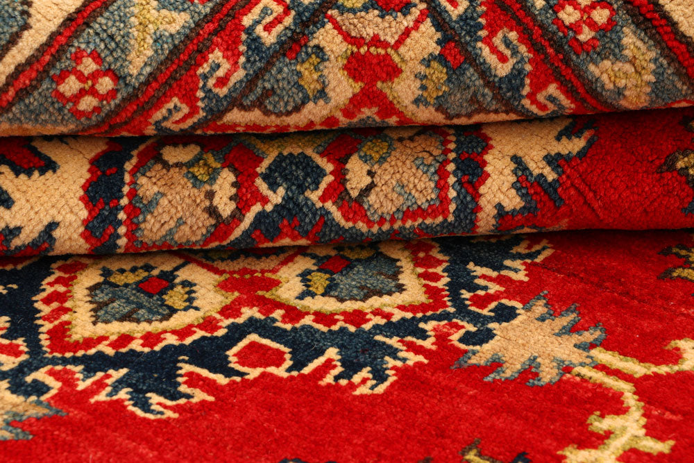 Red Kazak 5' 8 x 8' 2 - No. 66506 - ALRUG Rug Store