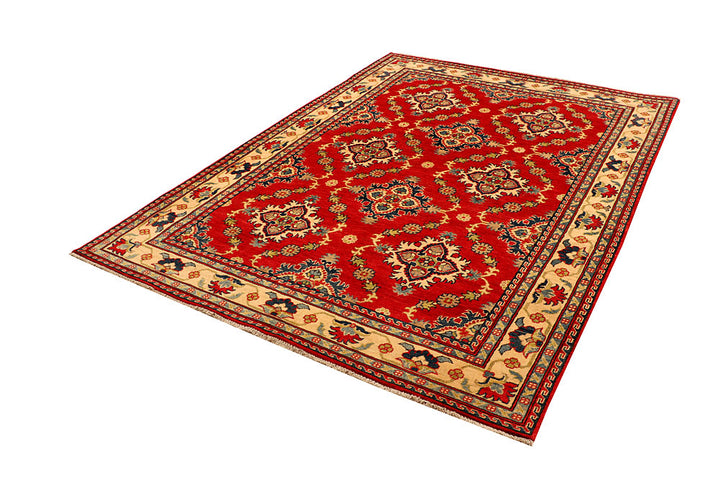 Red Kazak 5' 8 x 8' 2 - No. 66506 - ALRUG Rug Store
