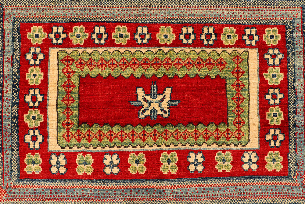 Multi Colored Kazak 4' 10 x 6' 8 - No. 66507 - ALRUG Rug Store