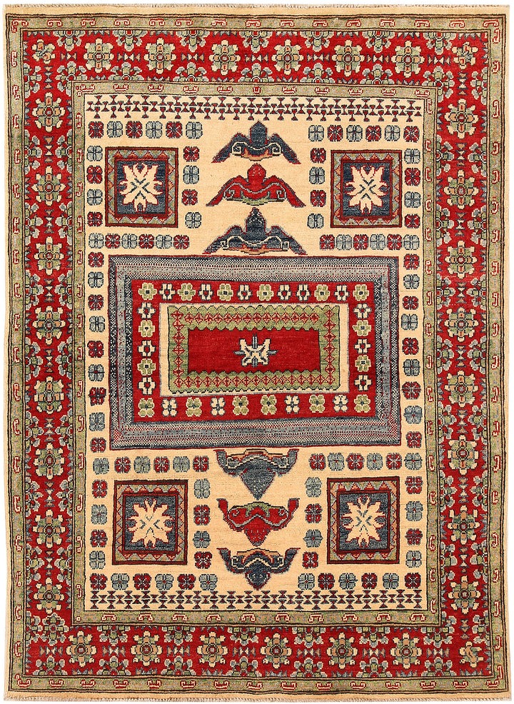 Multi Colored Kazak 4' 10 x 6' 8 - No. 66507 - ALRUG Rug Store