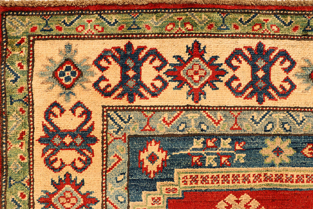 Firebrick Kazak 5' 2 x 6' 8 - No. 66508 - ALRUG Rug Store