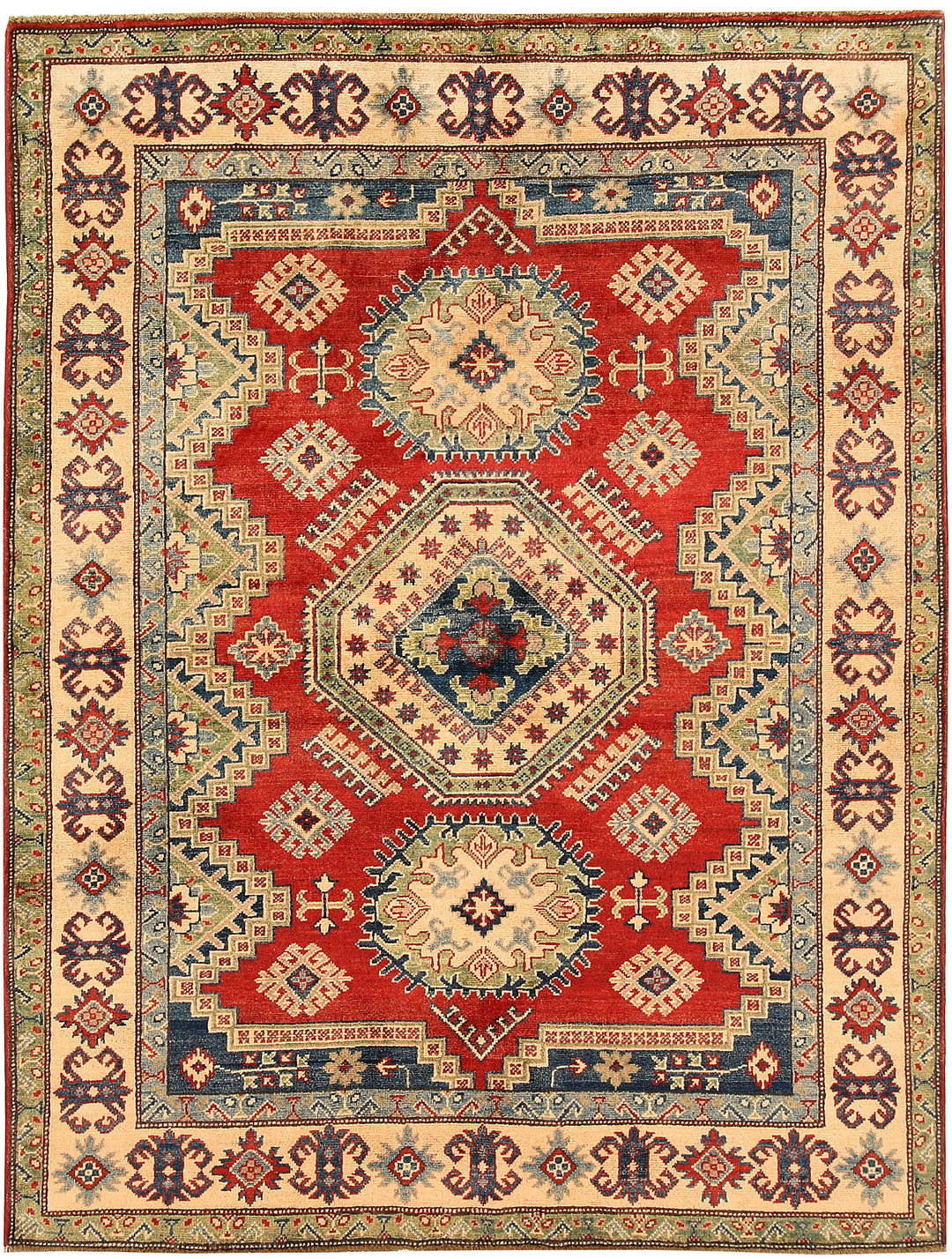 Firebrick Kazak 5' 2 x 6' 8 - No. 66508 - ALRUG Rug Store
