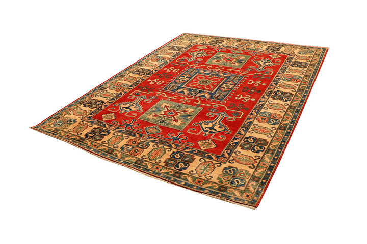 Firebrick Kazak 5' 9 x 7' 9 - No. 66510 - ALRUG Rug Store