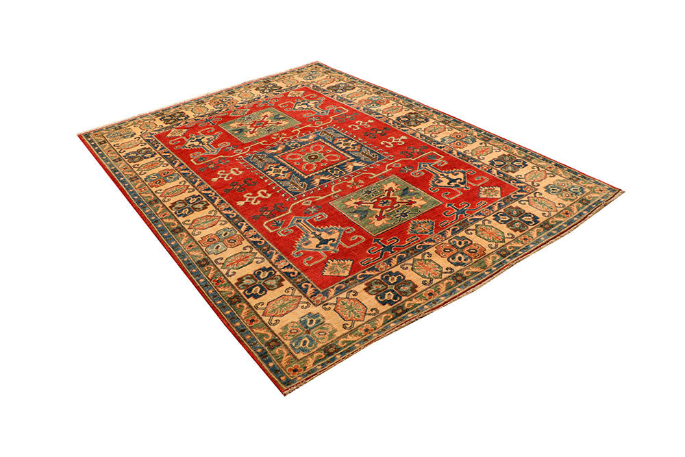 Firebrick Kazak 5' 9 x 7' 9 - No. 66510 - ALRUG Rug Store