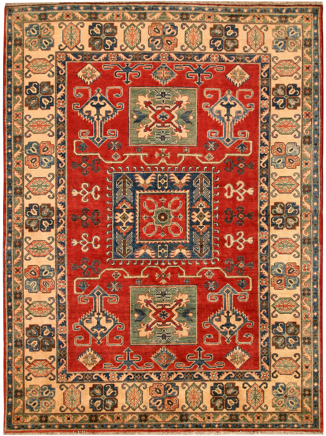 Firebrick Kazak 5' 9 x 7' 9 - No. 66510 - ALRUG Rug Store