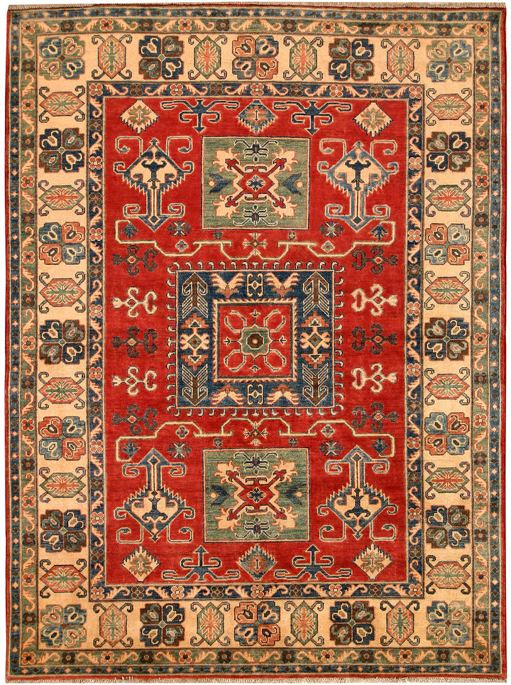 Firebrick Kazak 5' 9 x 7' 9 - No. 66510 - ALRUG Rug Store