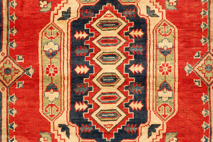 Tomato Kazak 6' x 8' 5 - No. 66513 - ALRUG Rug Store