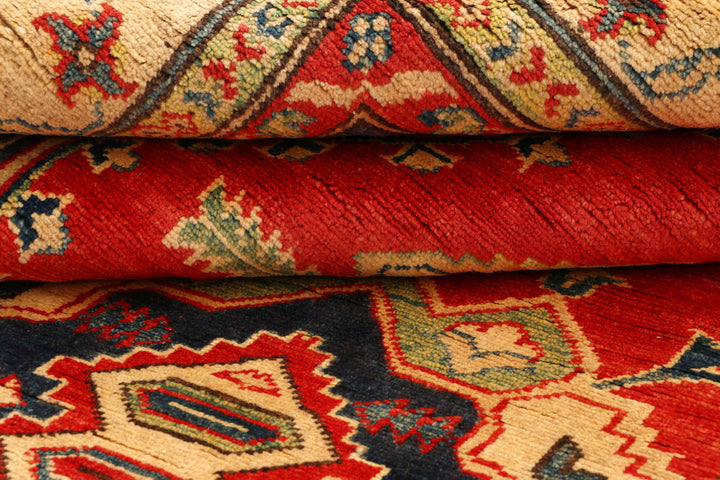 Tomato Kazak 6' x 8' 5 - No. 66513 - ALRUG Rug Store