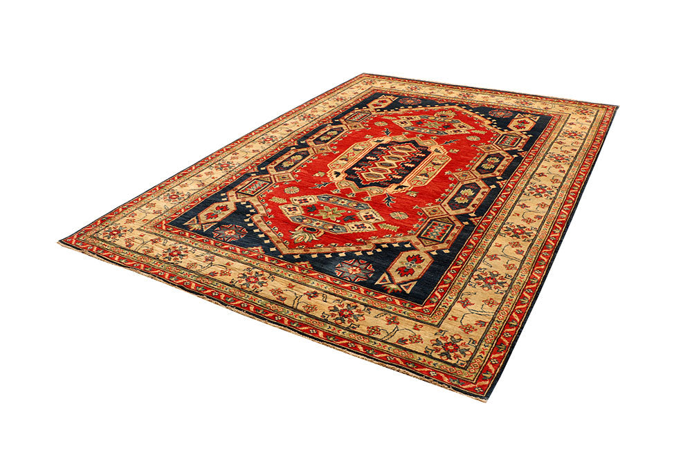 Tomato Kazak 6' x 8' 5 - No. 66513 - ALRUG Rug Store