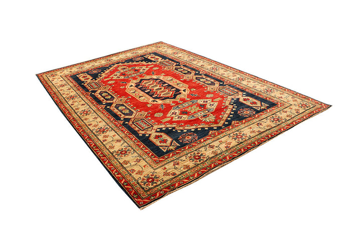 Tomato Kazak 6' x 8' 5 - No. 66513 - ALRUG Rug Store