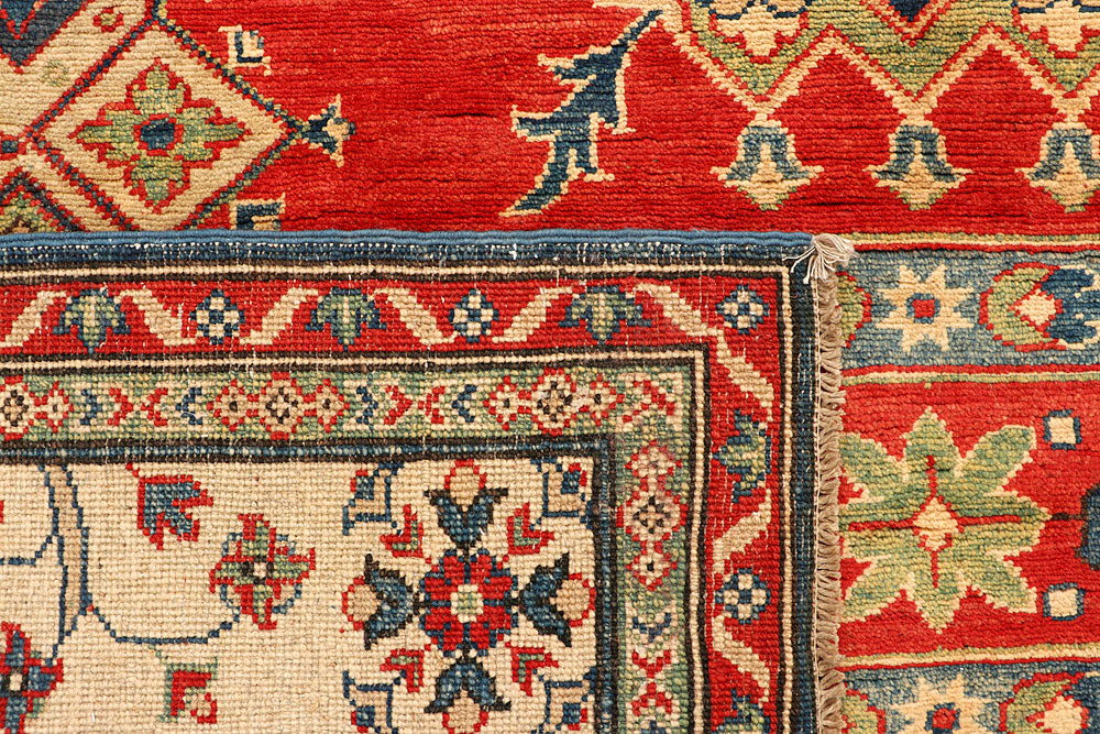 Tomato Kazak 6' x 8' 5 - No. 66513 - ALRUG Rug Store