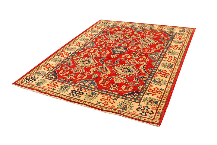 Firebrick Kazak 5' 4 x 6' 9 - No. 66514 - ALRUG Rug Store