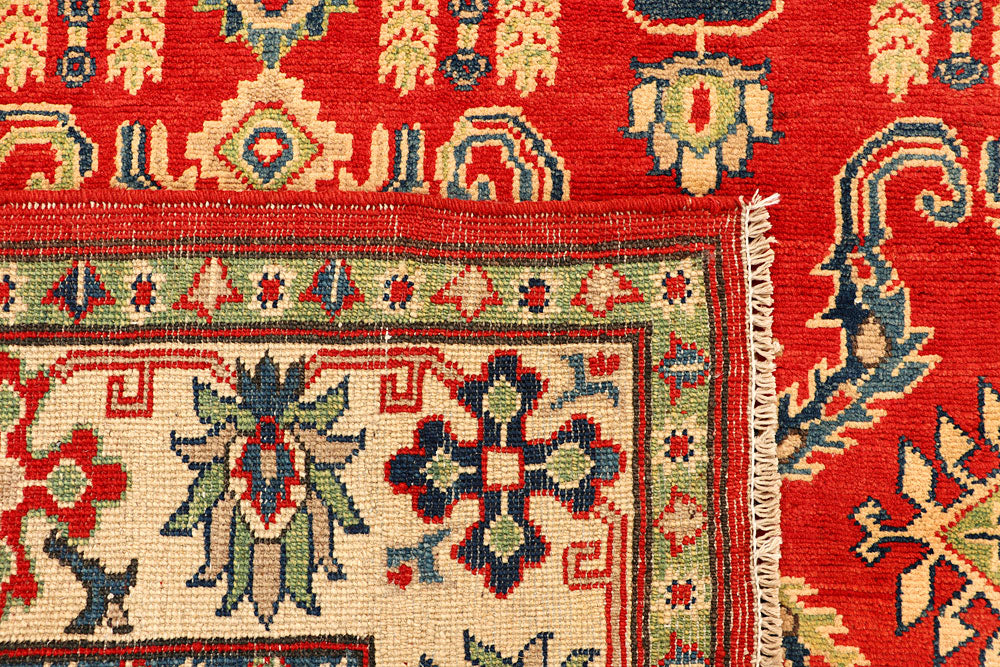 Firebrick Kazak 5' 4 x 6' 9 - No. 66514 - ALRUG Rug Store