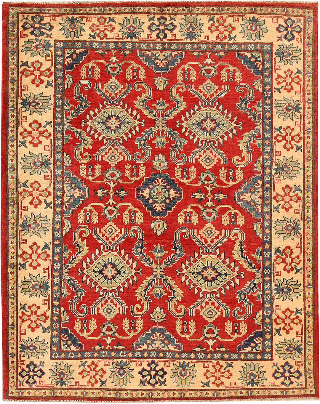 Firebrick Kazak 5' 4 x 6' 9 - No. 66514 - ALRUG Rug Store
