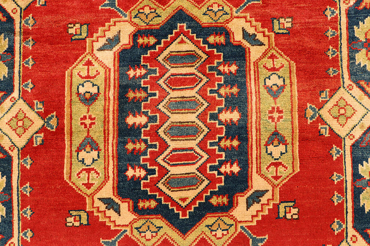 Tomato Kazak 5' 8 x 7' 9 - No. 66516 - ALRUG Rug Store