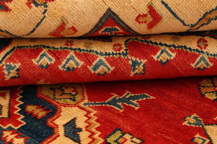 Tomato Kazak 5' 8 x 7' 9 - No. 66516 - ALRUG Rug Store