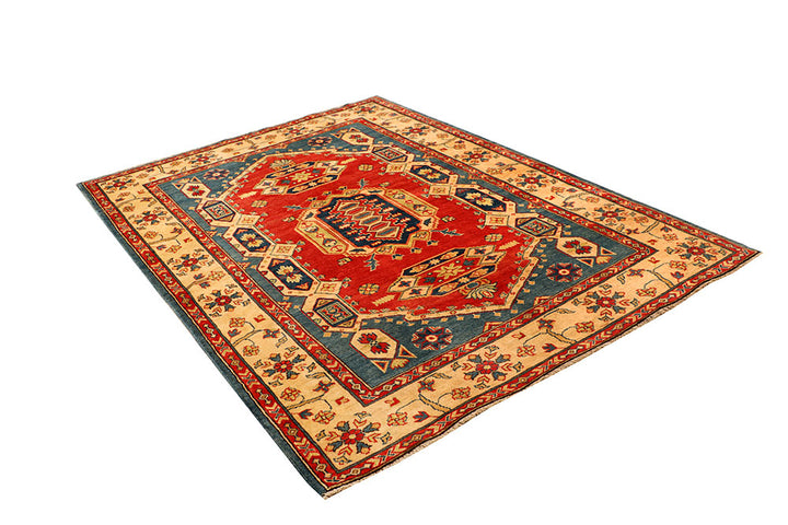 Tomato Kazak 5' 8 x 7' 9 - No. 66516 - ALRUG Rug Store