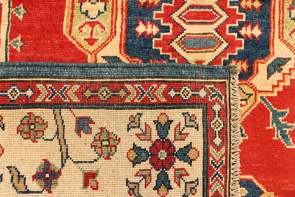 Tomato Kazak 5' 8 x 7' 9 - No. 66516 - ALRUG Rug Store
