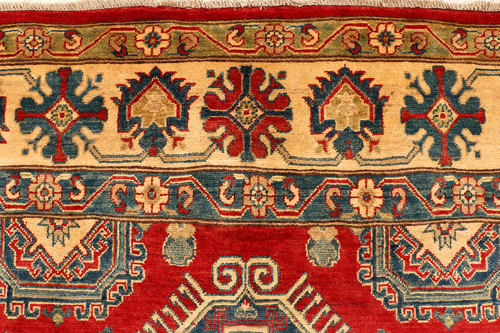 Firebrick Kazak 6' 7 x 10' 3 - No. 66517 - ALRUG Rug Store