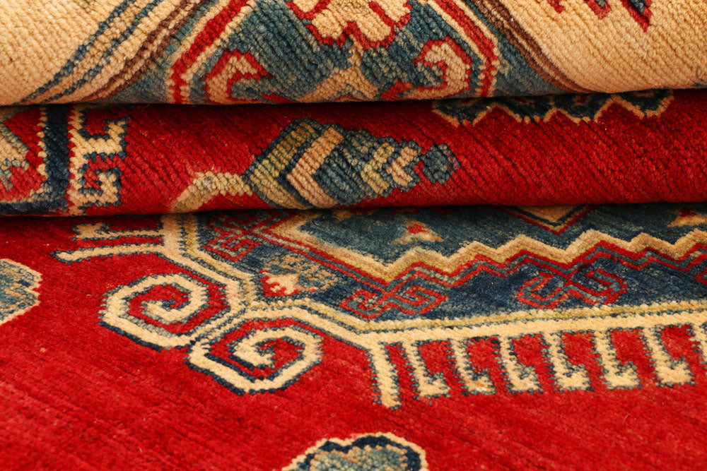 Firebrick Kazak 6' 7 x 10' 3 - No. 66517 - ALRUG Rug Store