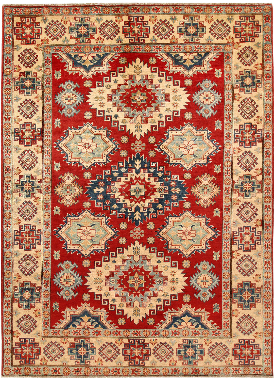 Firebrick Kazak 6' 9 x 9' 6 - No. 66518 - ALRUG Rug Store