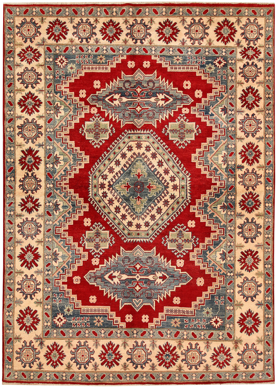 Firebrick Kazak 6' 9 x 9' 7 - No. 66519 - ALRUG Rug Store