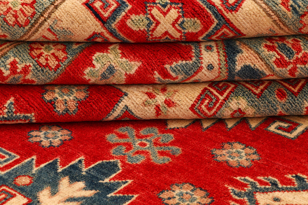 Firebrick Kazak 6' 10 x 9' 2 - No. 66520 - ALRUG Rug Store