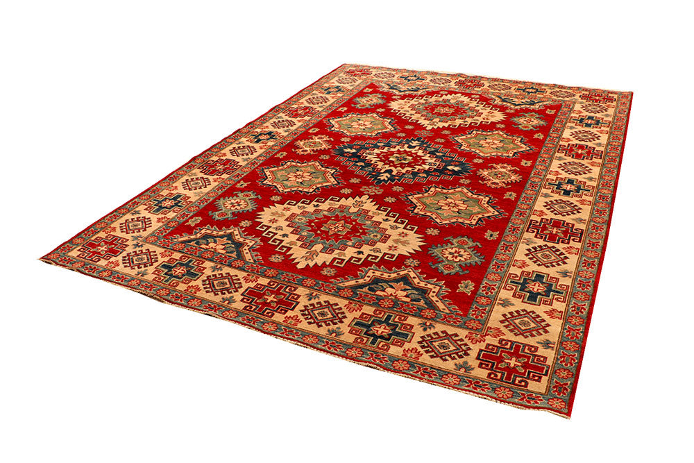 Firebrick Kazak 6' 10 x 9' 2 - No. 66520 - ALRUG Rug Store
